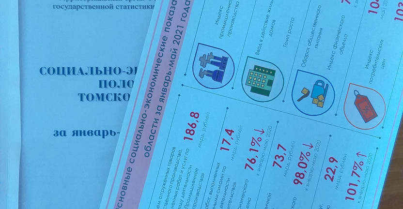 Опубликован доклад «Социально-экономическое положение Томской области» за январь-май 2021 года